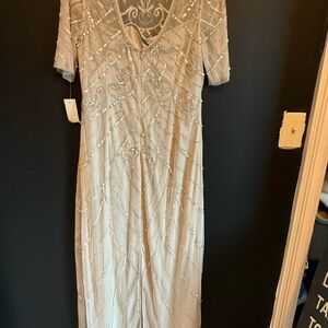 Elegant Beaded Evening Dress